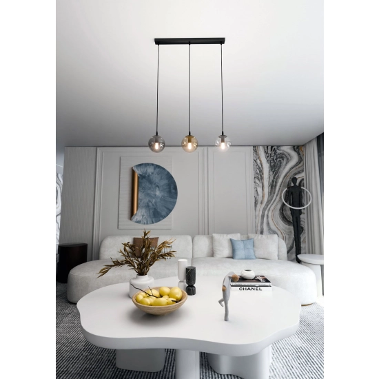 Lampa wisząca COSMO 3 BL MIX 714/3 EMIBIG Lighting