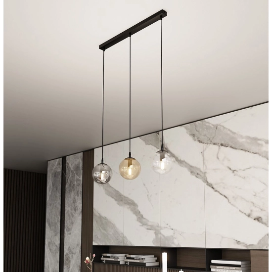 Lampa wisząca COSMO 3 BL MIX 714/3 EMIBIG Lighting