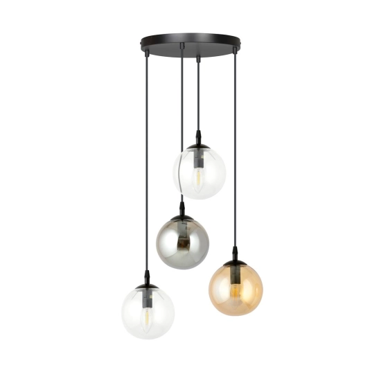 Lampa wisząca COSMO 4 BL PREMIUM MIX 714/4PREM EMIBIG Lighting