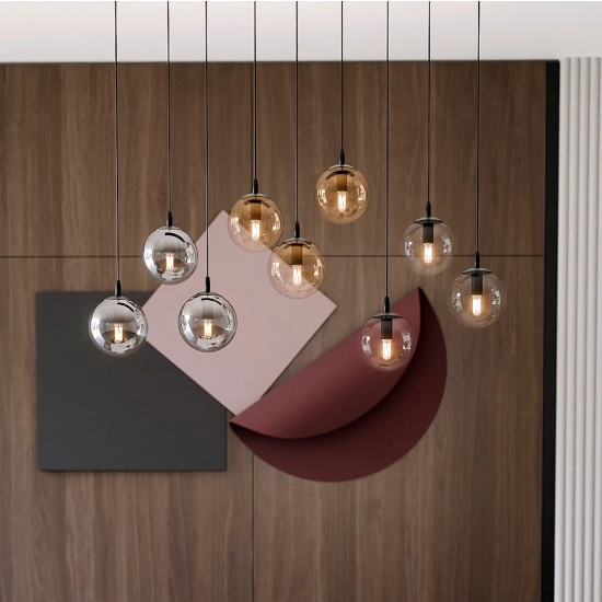Lampa wisząca COSMO 9 BL MIX1 714/9M1 EMIBIG Lighting