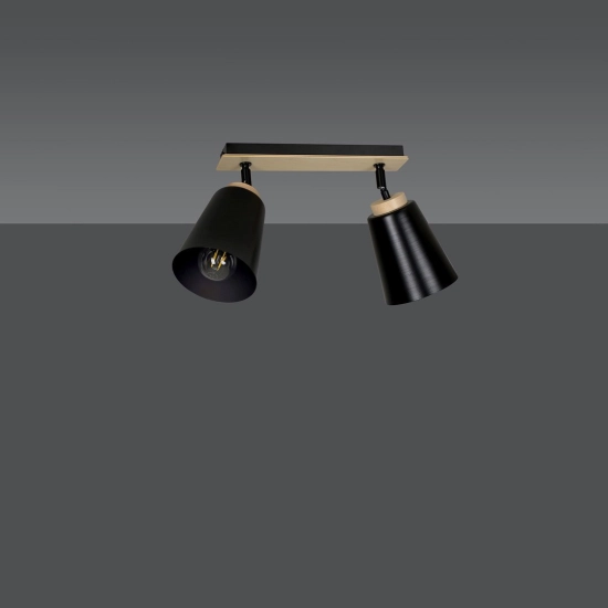 Lampa sufitowa ATLAS 2 BLACK 725/2 EMIBIG Lighting