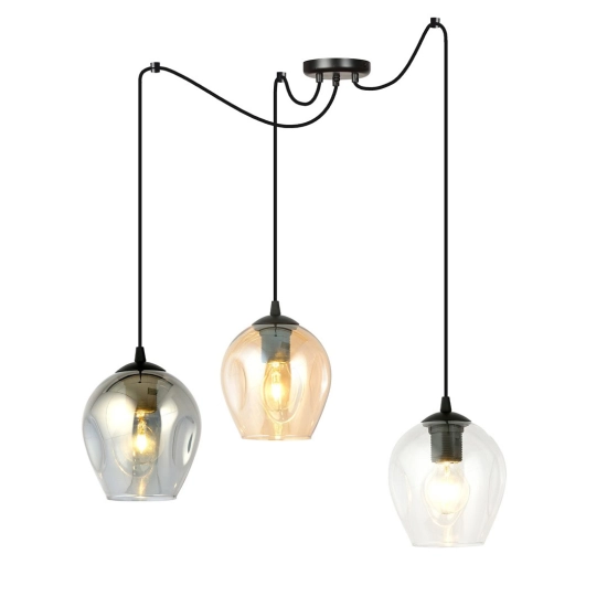 Lampa wisząca LEVEL 3 BL MIX 759/3 EMIBIG Lighting - zdjęcie produktu