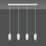 Lampa wisząca FUMIKO 4 WH/GOLD 815/4 EMIBIG Lighting