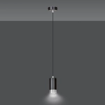 Lampa wisząca FUMIKO 1 BL/CHROME 816/1 EMIBIG Lighting