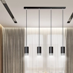 Lampa wisząca FUMIKO 4 BL/CHROME 816/4 EMIBIG Lighting