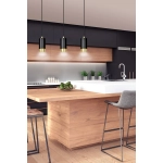 Lampa wisząca FUMIKO 3 BL/GOLD 817/3 EMIBIG Lighting