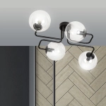 Lampa sufitowa BRENDI 4 BL TRANSPARENT 831/4 EMIBIG Lighting