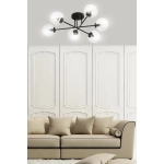 Lampa sufitowa BRENDI 6B BL TRANSPARENT 831/6B EMIBIG Lighting