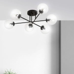 Lampa sufitowa BRENDI 6B BL TRANSPARENT 831/6B EMIBIG Lighting