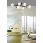 Lampa sufitowa BRENDI 6A BL MIODOWY 833/6A EMIBIG Lighting