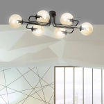 Lampa sufitowa BRENDI 6A BL MIODOWY 833/6A EMIBIG Lighting