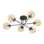 Lampa sufitowa BRENDI 6B BL MIODOWY 833/6B EMIBIG Lighting - zdjęcie produktu
