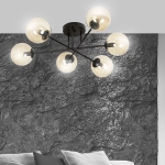 Lampa sufitowa BRENDI 6B BL MIODOWY 833/6B EMIBIG Lighting
