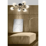 Lampa sufitowa BRENDI 6B BL MIODOWY 833/6B EMIBIG Lighting