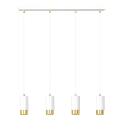 Lampa wisząca FUMIKO 4 WH/GOLD 815/4 EMIBIG Lighting - zdjęcie produktu