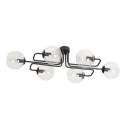 Lampa sufitowa BRENDI 6A BL TRANSPARENT 831/6A EMIBIG Lighting - zdjęcie produktu