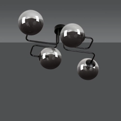 Lampa sufitowa BRENDI 4 BL GRAFIT 832/4 EMIBIG Lighting - zdjęcie produktu