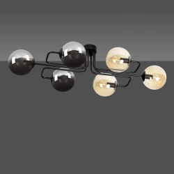 Lampa sufitowa BRENDI 6A BL MIX 2 834/6A2 EMIBIG Lighting - zdjęcie produktu