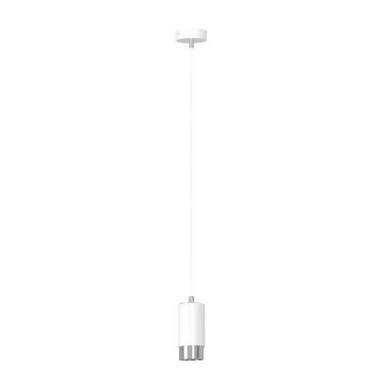 Lampa wisząca FUMIKO 1 WH/CHROME 814/1 EMIBIG Lighting - zdjęcie produktu