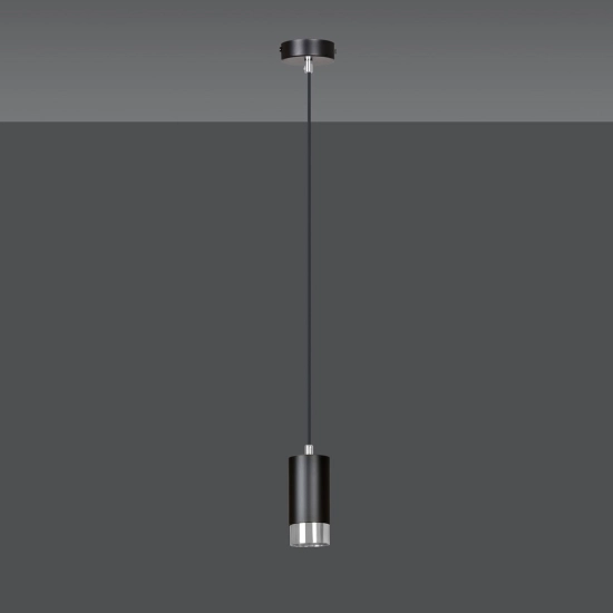 Lampa wisząca FUMIKO 1 BL/CHROME 816/1 EMIBIG Lighting