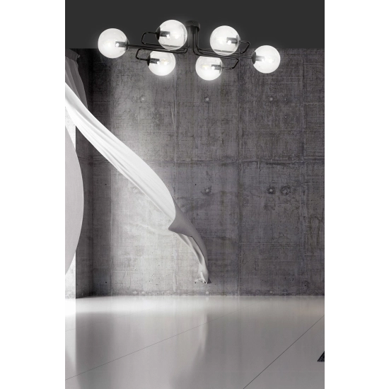 Lampa sufitowa BRENDI 6A BL TRANSPARENT 831/6A EMIBIG Lighting