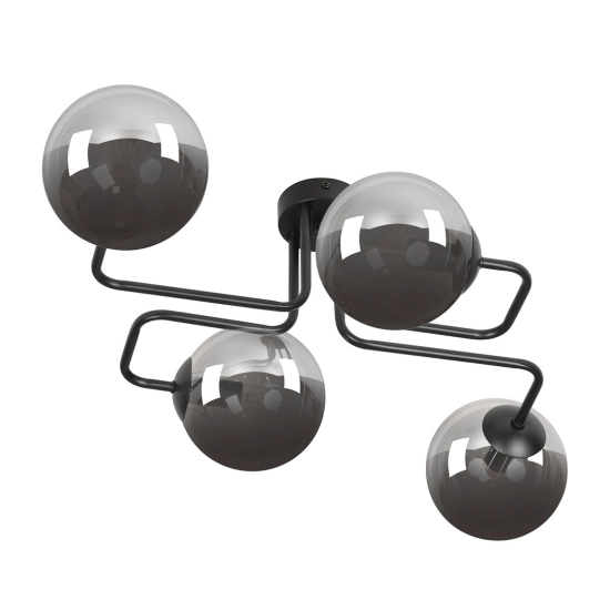 Lampa sufitowa BRENDI 4 BL GRAFIT 832/4 EMIBIG Lighting - zdjęcie produktu