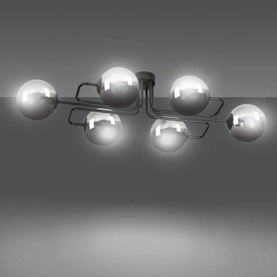 Lampa sufitowa BRENDI 6A BL GRAFIT 832/6A EMIBIG Lighting