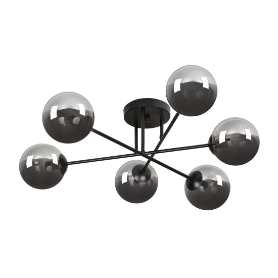 Lampa sufitowa BRENDI 6B BL GRAFIT 832/6B EMIBIG Lighting - zdjęcie produktu