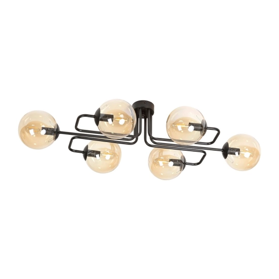 Lampa sufitowa BRENDI 6A BL MIODOWY 833/6A EMIBIG Lighting - zdjęcie produktu