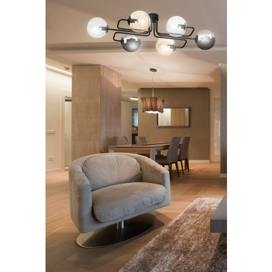 Lampa sufitowa BRENDI 6A BL MIX 1 834/6A1 EMIBIG Lighting