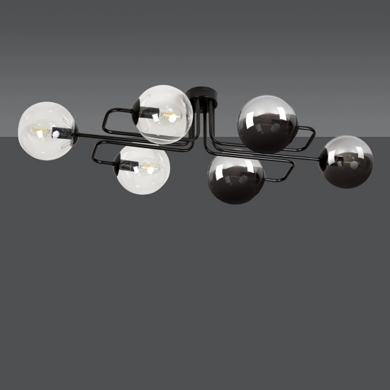 Lampa sufitowa BRENDI 6A BL MIX 3 834/6A3 EMIBIG Lighting