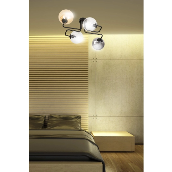 Lampa sufitowa BRENDI 4 BL MIX 1 843/4M1 EMIBIG Lighting
