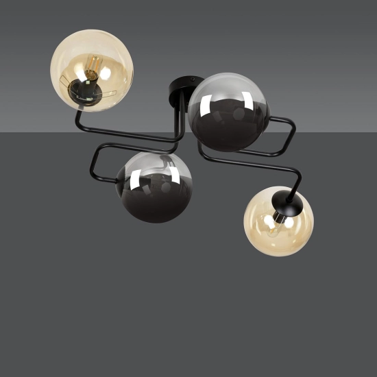 Lampa sufitowa BRENDI 4 BL MIX 2 843/4M2 EMIBIG Lighting