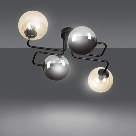 Lampa sufitowa BRENDI 4 BL MIX 2 843/4M2 EMIBIG Lighting