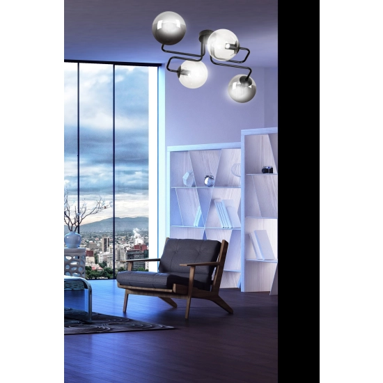 Lampa sufitowa BRENDI 4 BL MIX 3 843/4M3 EMIBIG Lighting