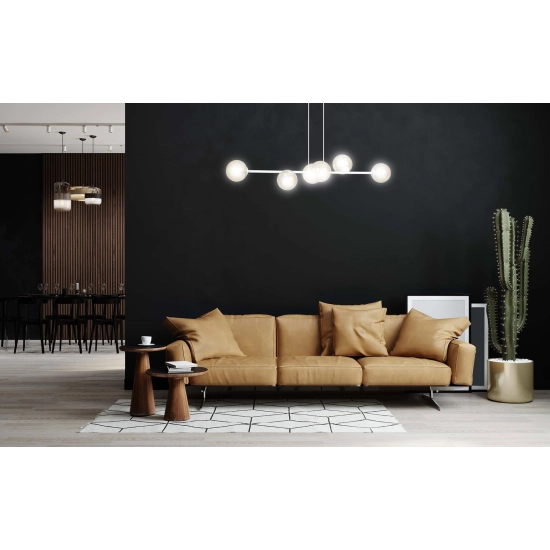 Lampa wisząca ROSSI 6 WH MIODOWY 879/6 EMIBIG Lighting