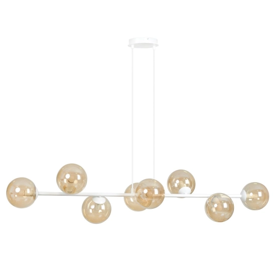 Lampa wisząca ROSSI 8 WH MIODOWY 879/8 EMIBIG Lighting - zdjęcie produktu