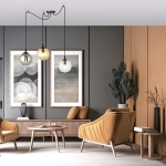 Lampa wisząca GIGI 3 BL MIX 939/3 EMIBIG Lighting