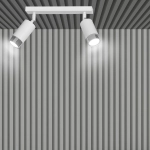 Lampa sufitowa HIRO 2 WH/CHROME 962/2 EMIBIG Lighting