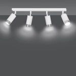 Lampa sufitowa HIRO 4 WH/CHROME 962/4 EMIBIG Lighting