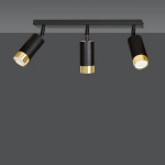 Lampa sufitowa HIRO 3 BL/GOLD 965/3 EMIBIG Lighting