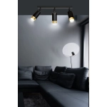 Lampa sufitowa HIRO 3 BL/GOLD 965/3 EMIBIG Lighting