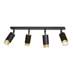 Lampa sufitowa HIRO 4 BL/GOLD 965/4 EMIBIG Lighting - zdjęcie produktu