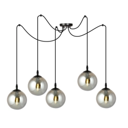 Lampa wisząca GIGI 5 BL GRAFIT 937/5 EMIBIG Lighting - zdjęcie produktu