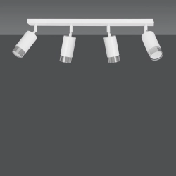 Lampa sufitowa HIRO 4 WH/CHROME 962/4 EMIBIG Lighting - zdjęcie produktu