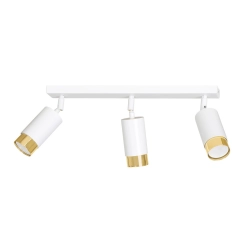 Lampa sufitowa HIRO 3 WH/GOLD 963/3 EMIBIG Lighting - zdjęcie produktu