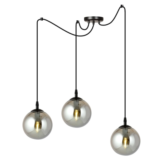 Lampa wisząca GIGI 3 BL GRAFIT 937/3 EMIBIG Lighting - zdjęcie produktu
