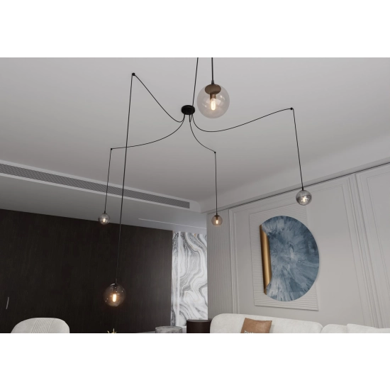 Lampa wisząca GIGI 5 BL MIX 939/5 EMIBIG Lighting