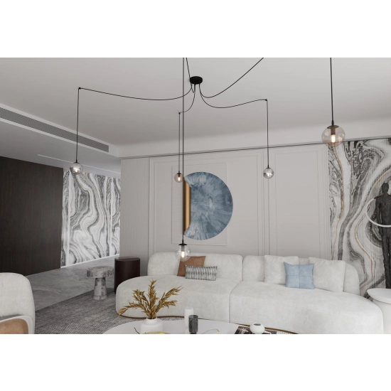 Lampa wisząca GIGI 5 BL MIX 939/5 EMIBIG Lighting