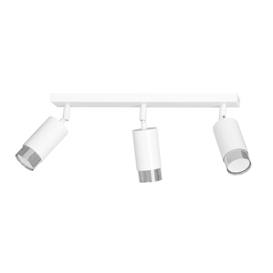 Lampa sufitowa HIRO 3 WH/CHROME 962/3 EMIBIG Lighting - zdjęcie produktu